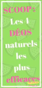 Les 4 déodorants naturels une reine en chaussettes beauté naturelle alimentation healthy perte de poids cuisine healthy produits toxiques saine industrielle corps santé relooking femmes