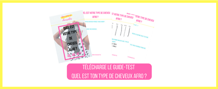 Télécharge le guide-test Quel est ton type de cheveux AFRO ? une reine en chaussettes blog